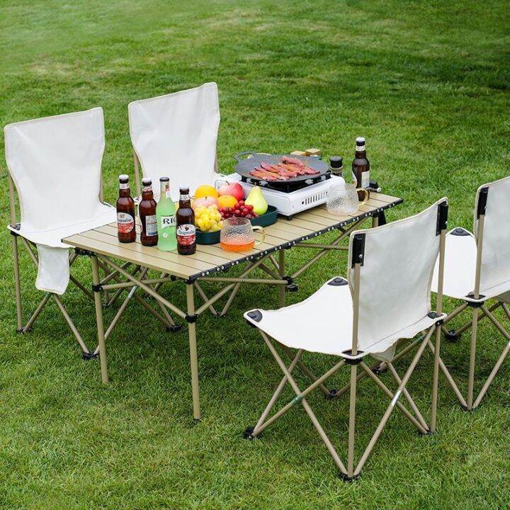 Portable table Folding table Outdoor folding table and chairs portable