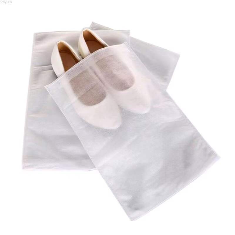 20Pcs Portable Drawstring Shoes Clear Storage Bag Dustproof Bags Travel Pouch 