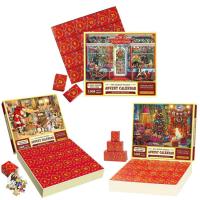 Christmas Jigsaw Advent Calendar Christmas Countdown Puzzles Gift Christmas 24 Days Advent Countdown Gift Boxes for Kids Children everywhere