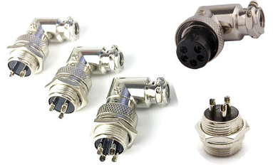 10 Set GX16 90 Degree Right Angle XLR 16mm Elbow 2 3 4 5 6 7 8 9 Pin Female Plug Male Chassis Mount Socket Aviation Connector