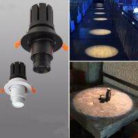 LED Spotlight 5 Angle Embedded COB Ceiling Restaurant Bar Concealed Lamp KTV Aisle Corridor Bulls Eye Spotlight 7w 12w