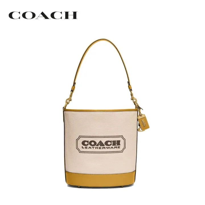 coach-กระเป๋าสะพายไหล่ผู้หญิงรุ่น-dakota-bucket-bag-สีเหลือง-ch739-b4vi3