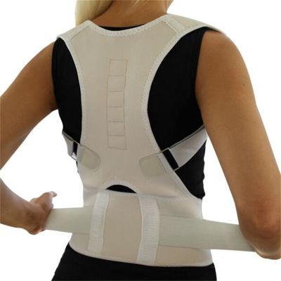 Women Men Corrector Postura Back Support Posture Correction Belt Heavy Lift Work Shoulder Straps ce