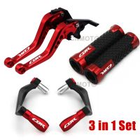 For Honda CBR 125R 150R 250RR 500R 2013-2023 Modified CNC Aluminum Alloy 6-stage Adjustable Brake Clutch Lever Handlebar Protect Guard Set Set CBR150R