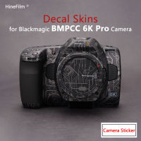 BMPCC 6K PRO สติกเกอร์กล้องผิวป้องกันสำหรับ Blackmagic Design Pocket Cinema Camera 6K Decal Skins Protector Coat Wrap