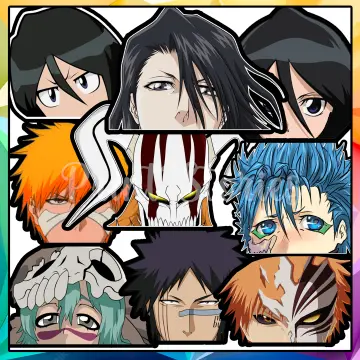 Anime Stickers 100 Pcs Bleach, Anime Bleach Laptop Stickers