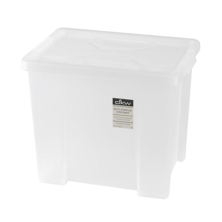 กล่องเก็บของ-ฝาล็อค-dkw-a4-28-6x38-5x33-ซม-สีขาวstorage-box-dkw-a4-28-6x38-5x33cm-white-คุ้มที่สุดแล้วจ้า