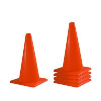 กรวยฝึกซ้อม ความสูงมาตรฐาน 12 นิ้ว ชุด 5 อัน กรวยกีฬา กรวยซ้อมบอล สีส้ม / Soccer Training Cones