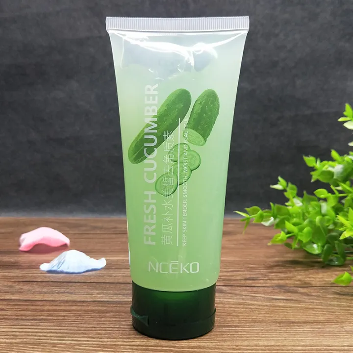 Lishijia green bamboo moisturizing cucumber hydrating beauty exfoliant 150ml facial whole body