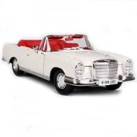 Maisto 1:18  1967  Mercedes-Benz 280SE โมเดลรถยนต์ ของเล่น ของสะสม ของขวัญ แบบจำลองรถเสมือนจริง (เก็บคูปองส่งฟรี หรือเก็บคูปองใช้ส่วนลดค่าจัดส่งได้ค่ะ)