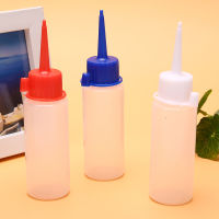 Refreshing 60ml Plastic Clear Squeeze Bottle With Tip Cap For Crafts Art Glue Refillable