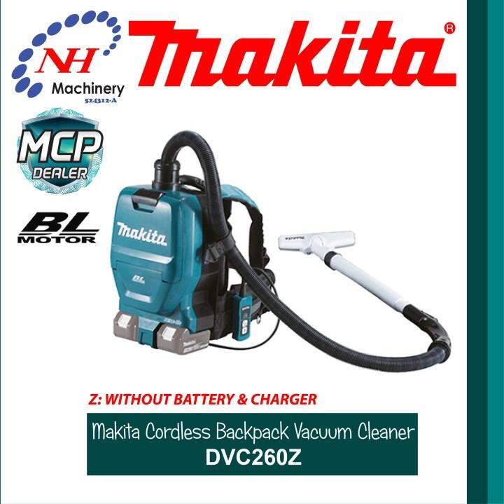 Makita DVC260Z Cordless Backpack Vacuum Cleaner Lazada