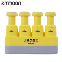 [ammoon]Aroma AHF-03กีตาร์เบสเปียโนเครื่องออกกำลังกายนิ้วฝึกมือแรงดึงปานกลางเครื่องมือฝึกมือ