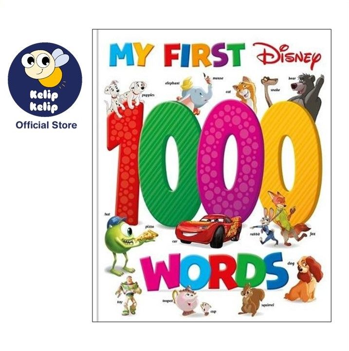 Disney My First 1000 Words Picture Dictionary For Kids with 128 Pages  Padded Hardcover Lazada