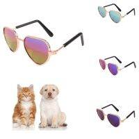 ZXVA แฟชั่น For Small Dog Cat ตกแต่ง น่ารัก แว่นกันแดด Eye Wear แว่นตาสัตว์เลี้ยง Photos Props