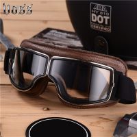 【CW】❆  Best Selling Goggles  Motorcycle Leather Glasses Cruiser Folding 3-Color 4-Color