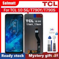 Salmatt จอ LCD สำหรับ TCL 10 5G/T790Y/T790S,หน้าจอ LCD แสดงผล LCD สำหรับ TCL 10 5G T790Y T790S ตัวแสดงอ่านแอลซีดีประกอบดิจิไทเซอร์หน้าจอสัมผัสสำหรับ T790Y ชิ้นส่วนแสดงผล T790S สำหรับ TCL 10 5G