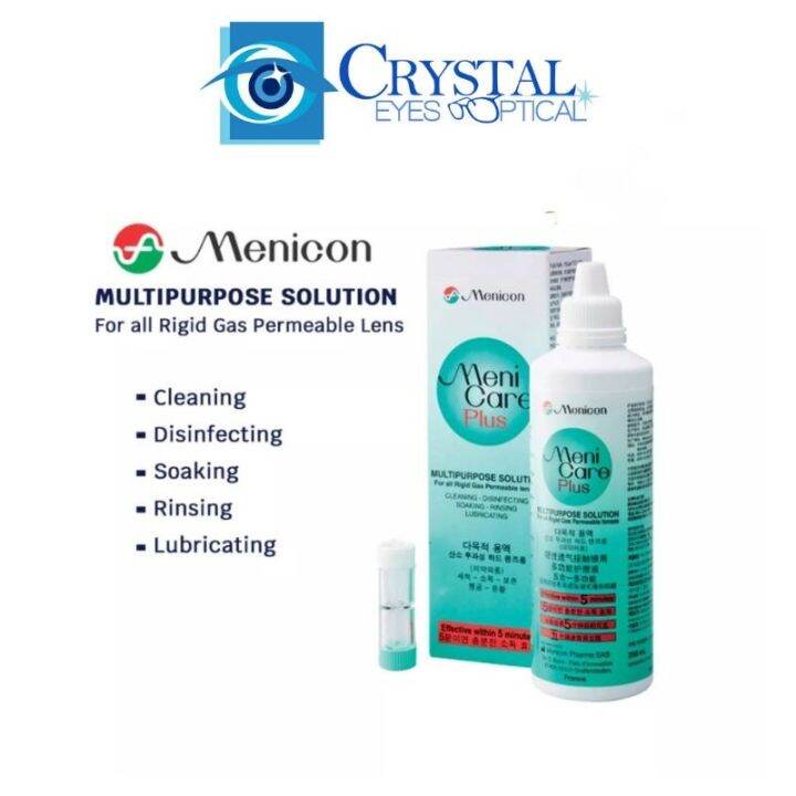 Menicon Menicare Plus Multipurpose Solution for RGP/Hard Contact Lens