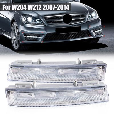 Front DRL Daytime Running Lights Fog Light Lamp for Mercedes-Benz W204 W212 C250 C280 C350 E350 2007-2014