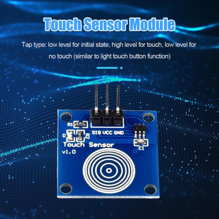 โมดูล-ttp223สวิตช์สัมผัสบอร์ดเซ็นเซอร์-capacitive-โมดูล2-5-5v-dc