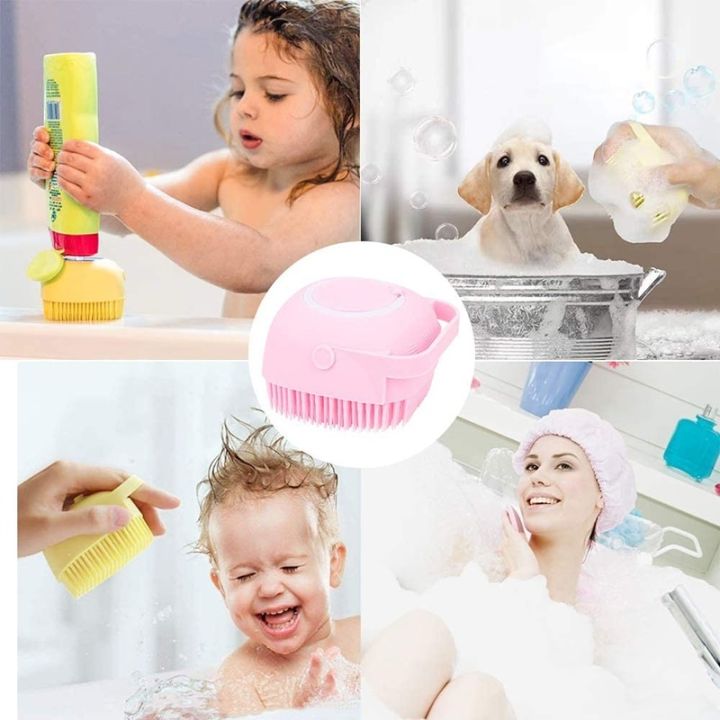 new-pet-dog-cat-shampoo-massager-brush-cat-comb-grooming-scrubber-shower-brush-for-bathing-hair-soft-clean-silicone-brushes