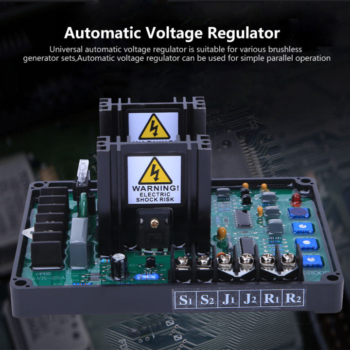 ปรับแรงดันไฟฟ้าอัตโนมัติ-avr-gavr-25a-avr-8-w-single-phase-2-line-input-เหมาะสำหรับ-self-excited-brushless-เครื่องกำเนิดไฟฟ้า