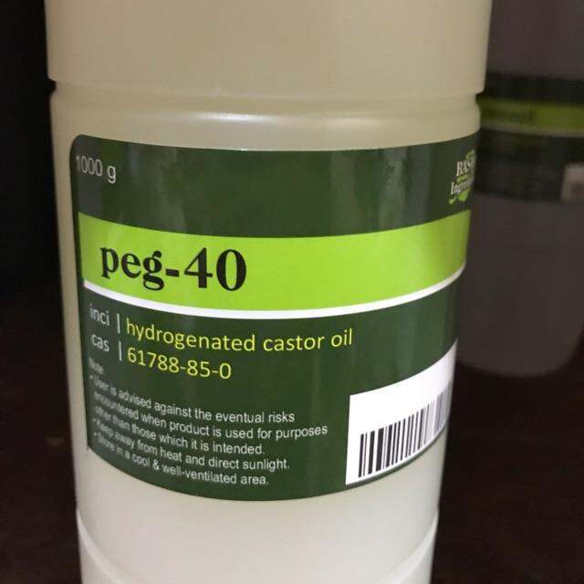 PEG-40 Hydrogenated Castor Oil Solubilizer (Polyethylene Glycol ...