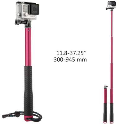 Probty Portable POV pole for Gopro Selfie Stick Extend Monopod For Gopro Hero 5 4 HERO5 Session Xiaomi yi 4K SJCAM SJ4000 Eken