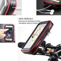 ☇▧♘ Motorcycle Bicycle Phone Holder Stand Touch Screen Case Bag For Samsung Galaxy A14 A24 A34 A54 A12 A22 A32 A13 A23 A33 A53 M33