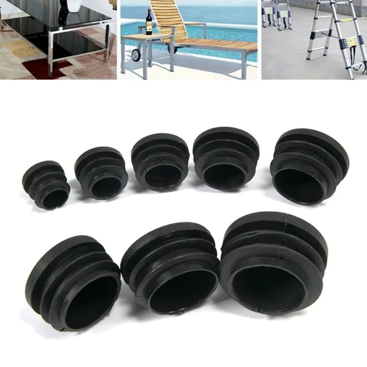 16-32pcs-round-steel-pipe-plastic-hole-plug-insert-end-cap-furniture-chair-leg-cover-metal-tubing-alloy-ladder-glide-protection-furniture-protectors-r