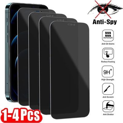 4Pcs Privacy Screen Protectors for IPhone 12 13 Pro Max Mini 7 8 Plus Anti-spy Tempered Glass for IPhone 11 14 Pro MAX XS XR X