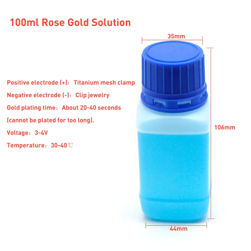 Rose Gold plate solution 100 ml