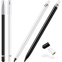 4 Pieces Metal Inkless Pen Metal No Ink Pencil Infinite Metallic Write Pen Metallic Erasable Pen For Kids And Adults Drawing Drafting