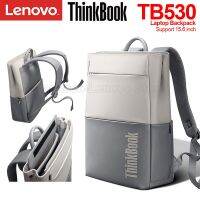 กระเป๋าเป้สะพายหลังสำหรับแล็ปท็อป Lenovo แท้ของ TB530รองรับ13.3/14/15.6นิ้วมีซิป PU + วัสดุโพลีเอสเตอร์