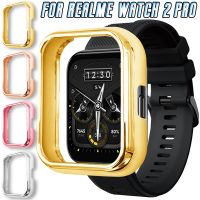 Protective Case For Realme Watch 2 Pro Smartwatch Electroplated PC Cover Hollow Out Bumper Frame Scratch Proof Shell Accessories