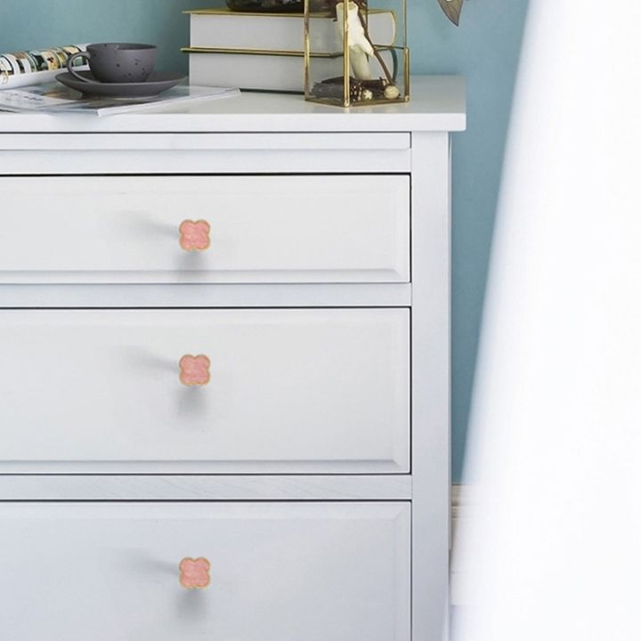 6pcs-clover-knob-creative-cabinet-drawer-knob-for-dresser-wardrobe-pull-single-hole-door-knob