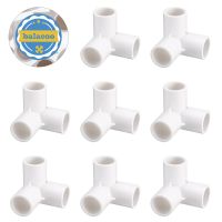 8Pcs PVC Connector 3-Way Elbow Fittings for Furniture Fittings Greenhouse Frame Tent Connection Straight Hose Fittings