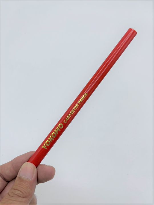 yokomo-ดินสอช่างไม้-รุ่น-no-07-13001-ขนาด-7-นิ้ว-1-โหล-12-แท่ง-ดินสอเขียนไม้-งานฝีมือ-ช่างไม้-ดินสอ