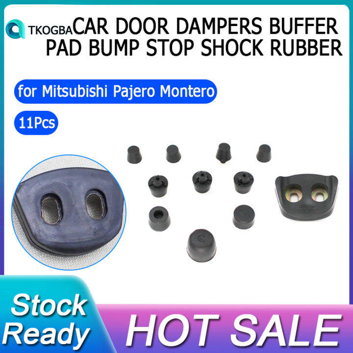 11Pcs Car Door Dampers Buffer Pad Bump Stop Shock Rubber for Mitsubishi