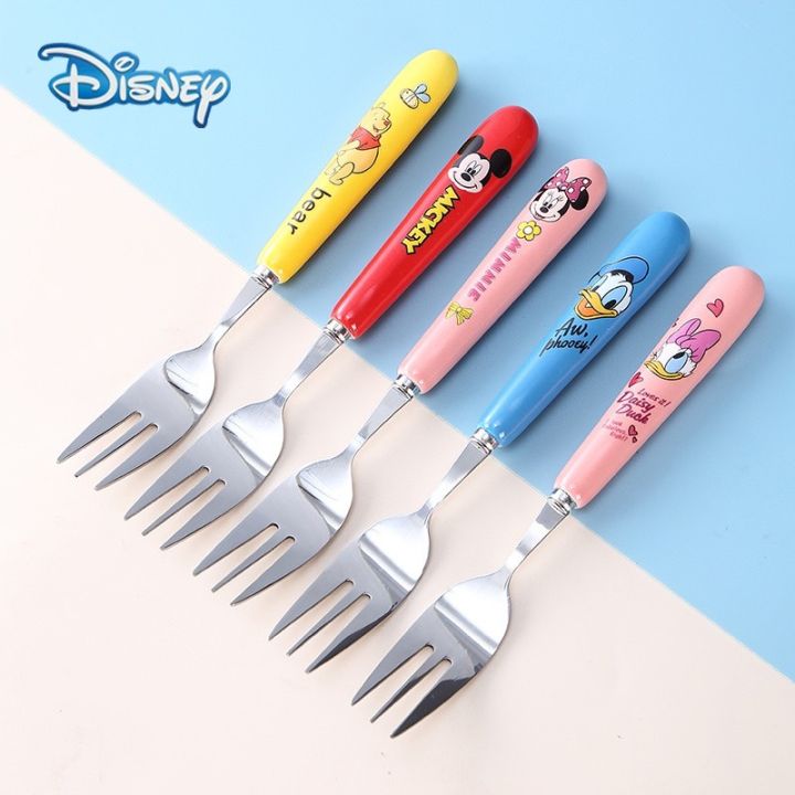 พร้อมส่ง-ชุดช้อน-ส้อม-ลายการ์ตูน-disney