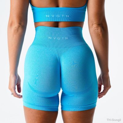 【hot】✎✹  NVGTN Logo Seamless Shorts Buttery Soft Workout Short Legins Outfits Gym Wear
