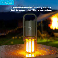 Vyvylabs X1 Flaming Multifunctional Outdoor Light Wireless Speaker (With Powerbank) Green