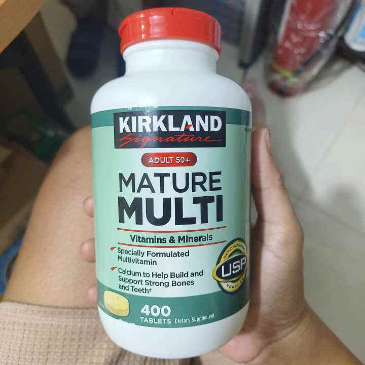 Kirkland Signature I Mature Multi I Adult 50+ I Vitamins & Minerals