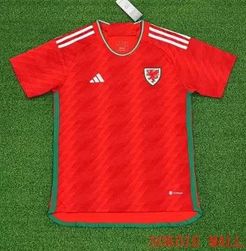 Red Official Team Wales Home 1976 Shirt Men's