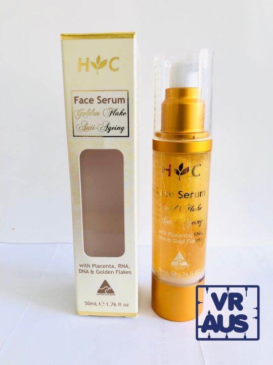 Healthy Care AntiAgeing Gold Flake Face Serum 50ml เซรั่มรกแกะผสมทองคำ