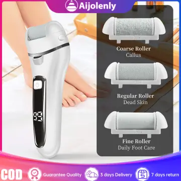 IWEEL Callus Remover for Feet, Rechareable Foot Scrubber Electric Foot File  Pedicure Tools for Feet Electonic Callus Shaver Waterproof Pedicure kit for  Cracked Heels and Dead Skin with 5 Roller Heads 