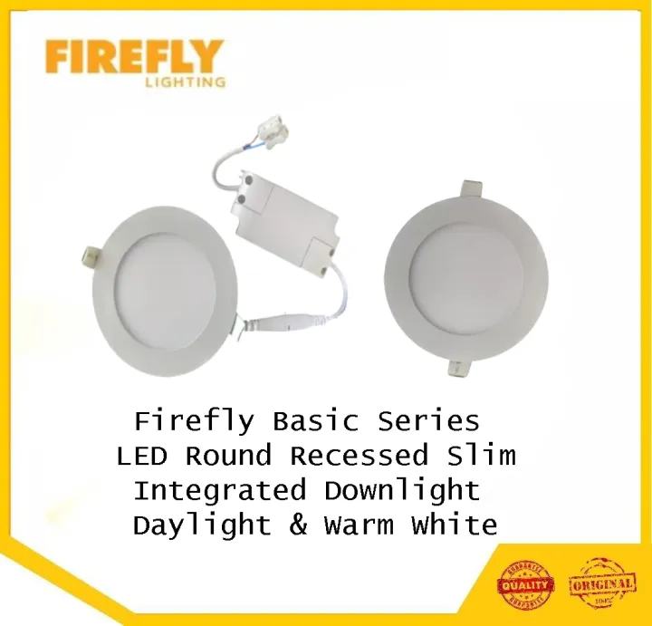 Firefly Basic Series LED Round Recessed Slim Integrated Downlight ...