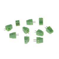 10ชิ้น2Pin-10Pin สกรู PCB ติดตั้งเทอร์มินัลบล็อกเชื่อมต่อ2.54มิลลิเมตรสนาม