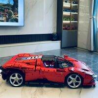 New 3778PCS Technical Ferraried Daytoina SP3 42143 Supercar Model Building Blocks Bricks Toys For Boys Girls Birthday Gift