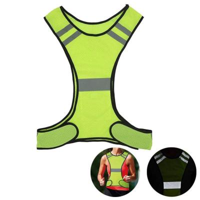 Sports Reflective Vest Night Running Outdoor Reflective Super Safety For Unisex Free Mesh Size Breathable Vest Clothing F0P2